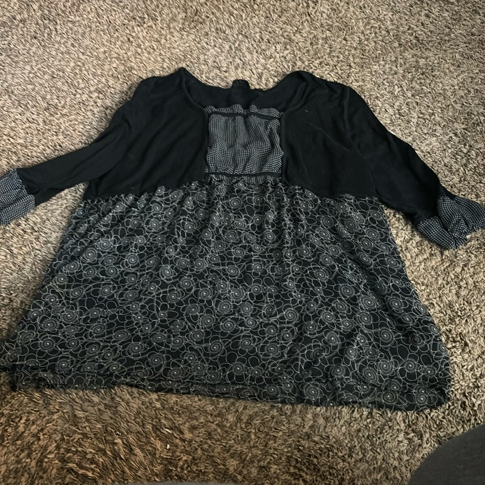 Square neck tunic top